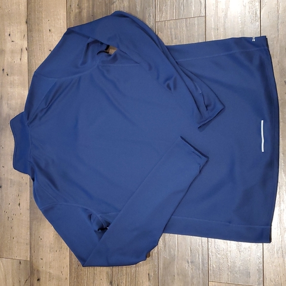 Nike Running 1/4 Navy Zip Lightweight Jacket - Picture 4 of 4